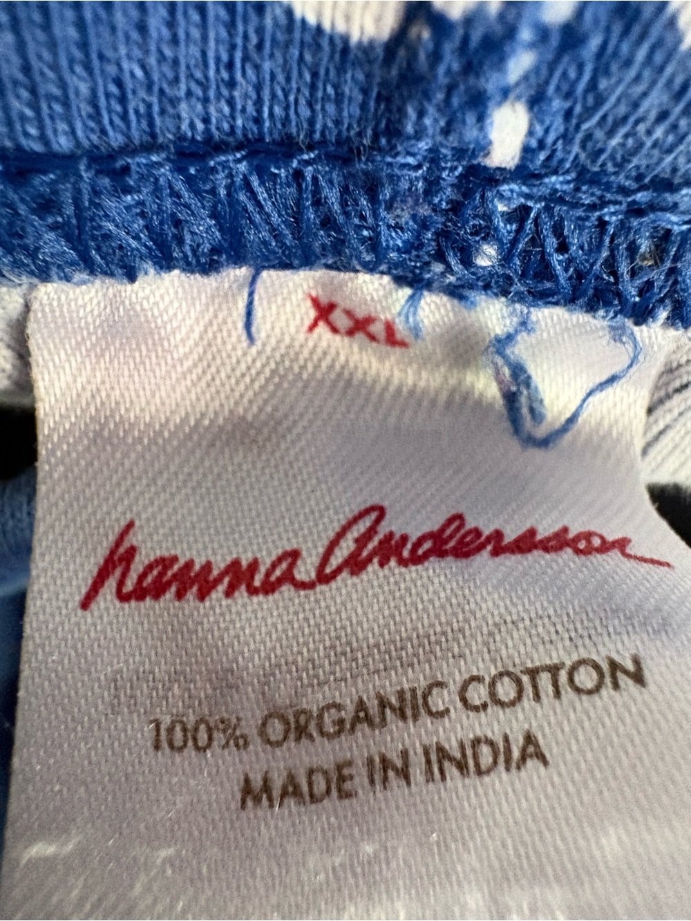 Hanna Andersson XXL Blue White Snowflake Organic Cotton Pajama Set - Picture 8 of 8